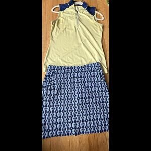EP New York Women's Golf Sleeveless Top and Skort S